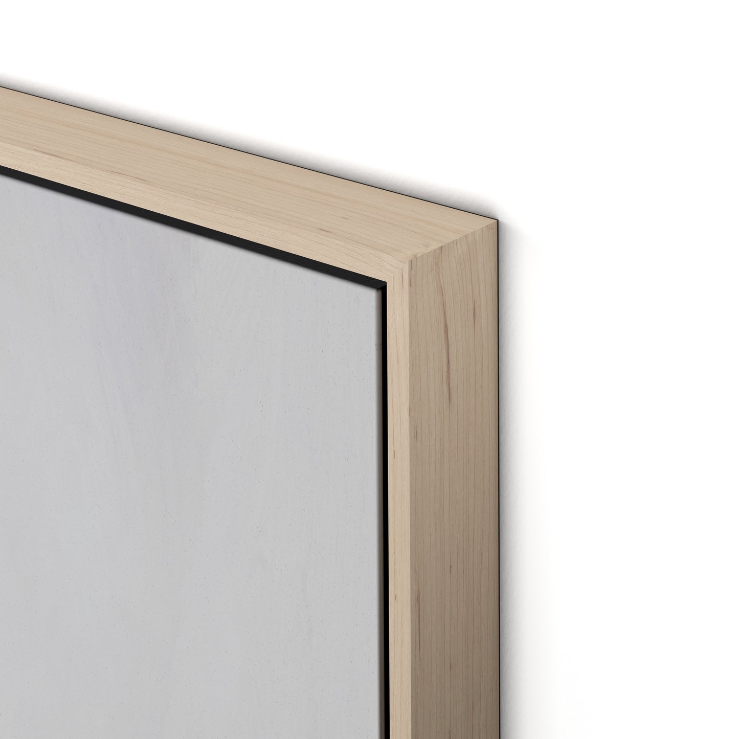 Beauty Canvas Floater Framed / 32 x 32 in / Natural Maple