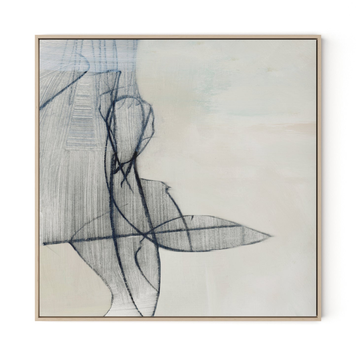 The Way Canvas Floater Framed / 32 x 32 in / Natural Maple