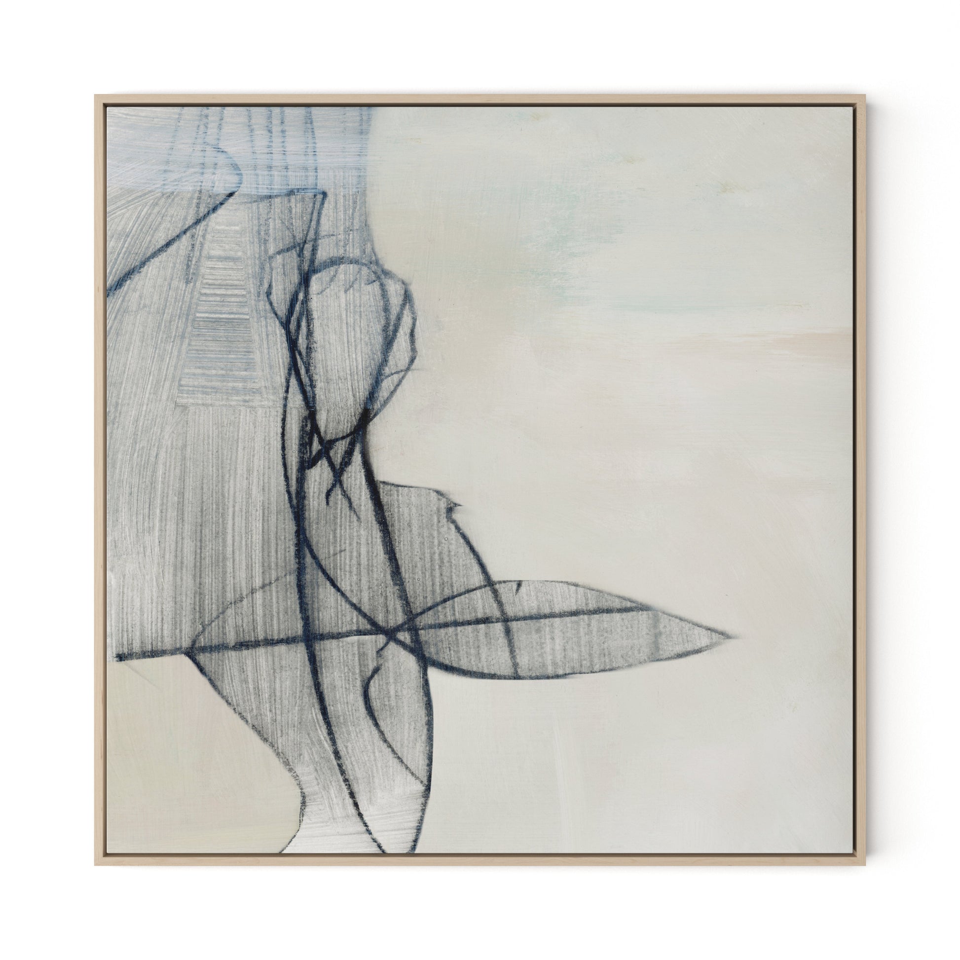 The Way Canvas Floater Framed / 32 x 32 in / Natural Maple