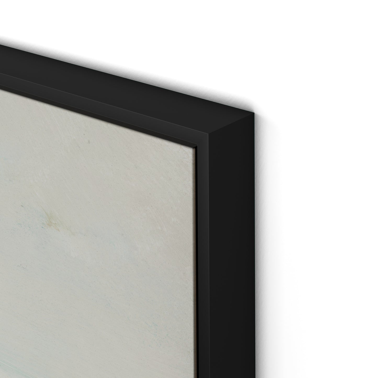 The Way Canvas Floater Framed / 32 x 32 in / Black