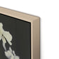 White Blooms Canvas Floater Framed / 32 x 32 in / Natural Maple