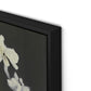 White Blooms Canvas Floater Framed / 32 x 32 in / Black