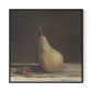 Pear I Canvas Floater Framed / 32 x 32 in / Black
