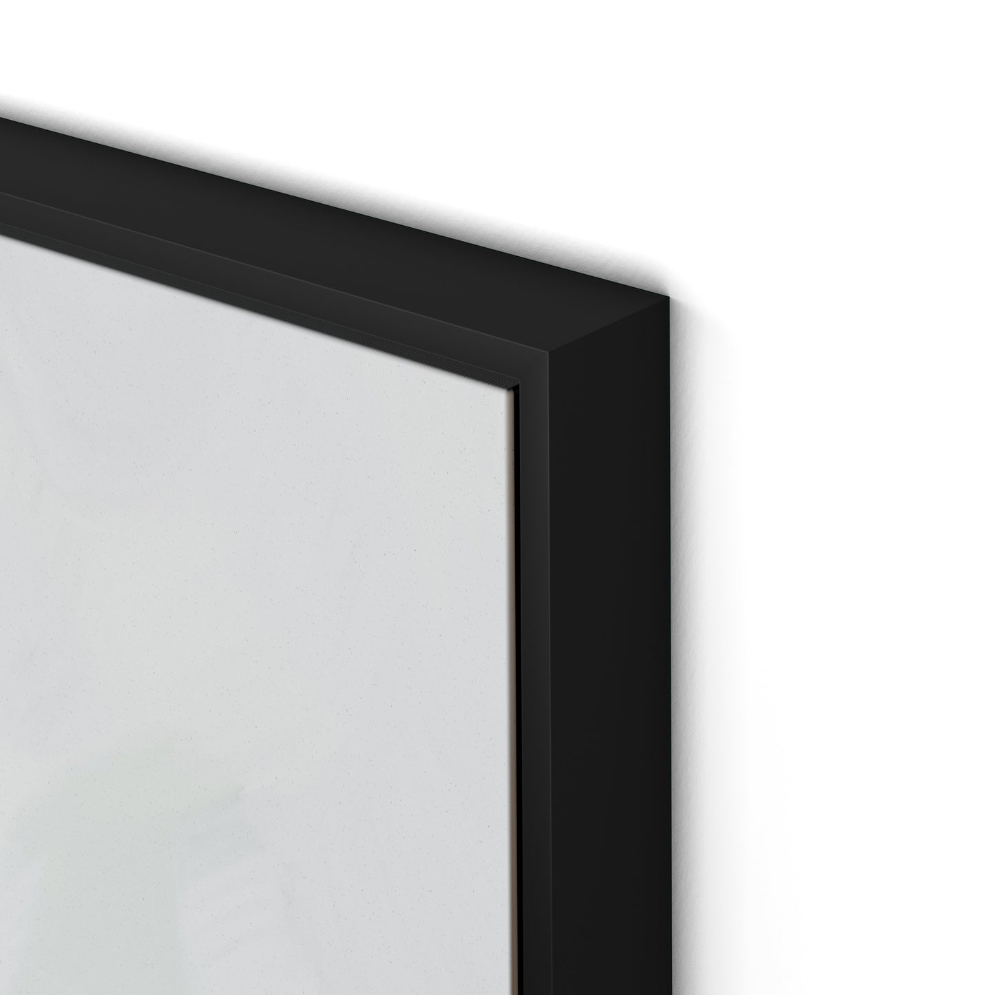 Avis Canvas Floater Framed / 32 x 32 in / Black