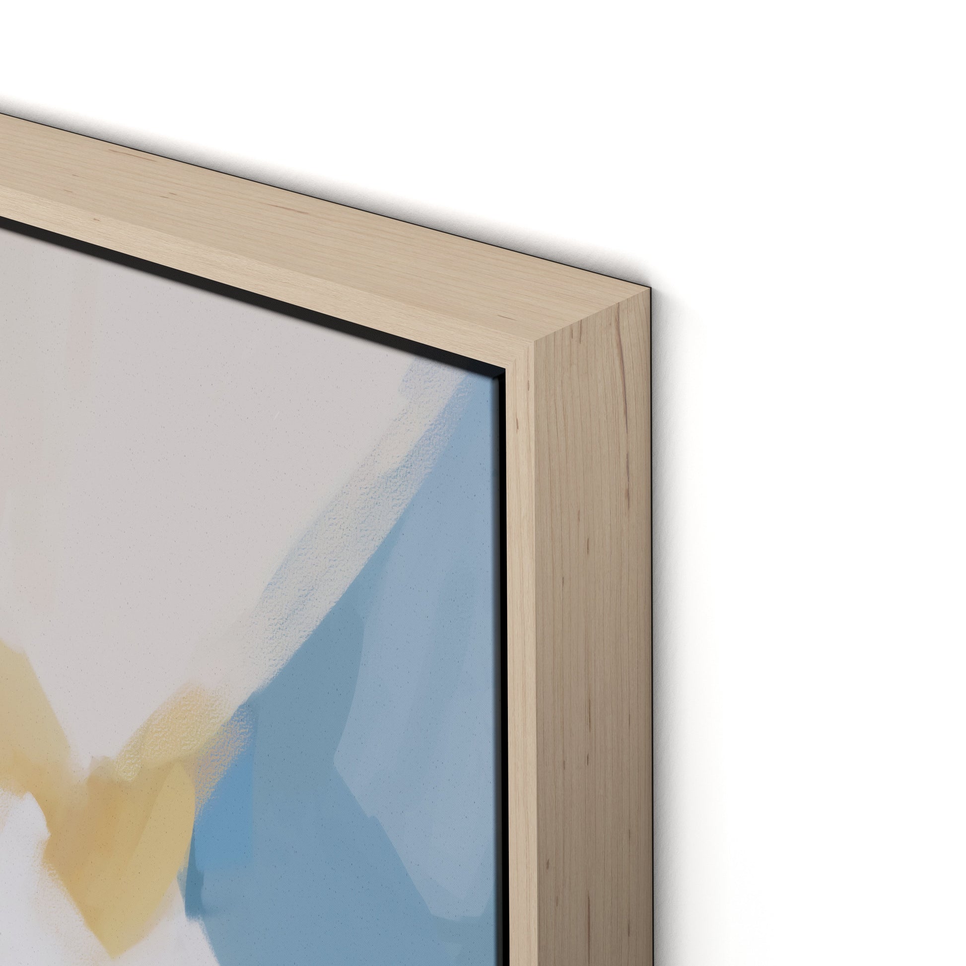 Delta Canvas Floater Framed / 32 x 32 in / Natural Maple