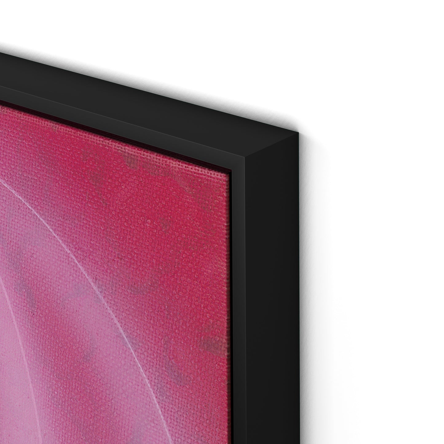 Rose II Canvas Floater Framed / 32 x 32 in / Black