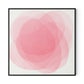 Rose I Canvas Floater Framed / 32 x 32 in / Black