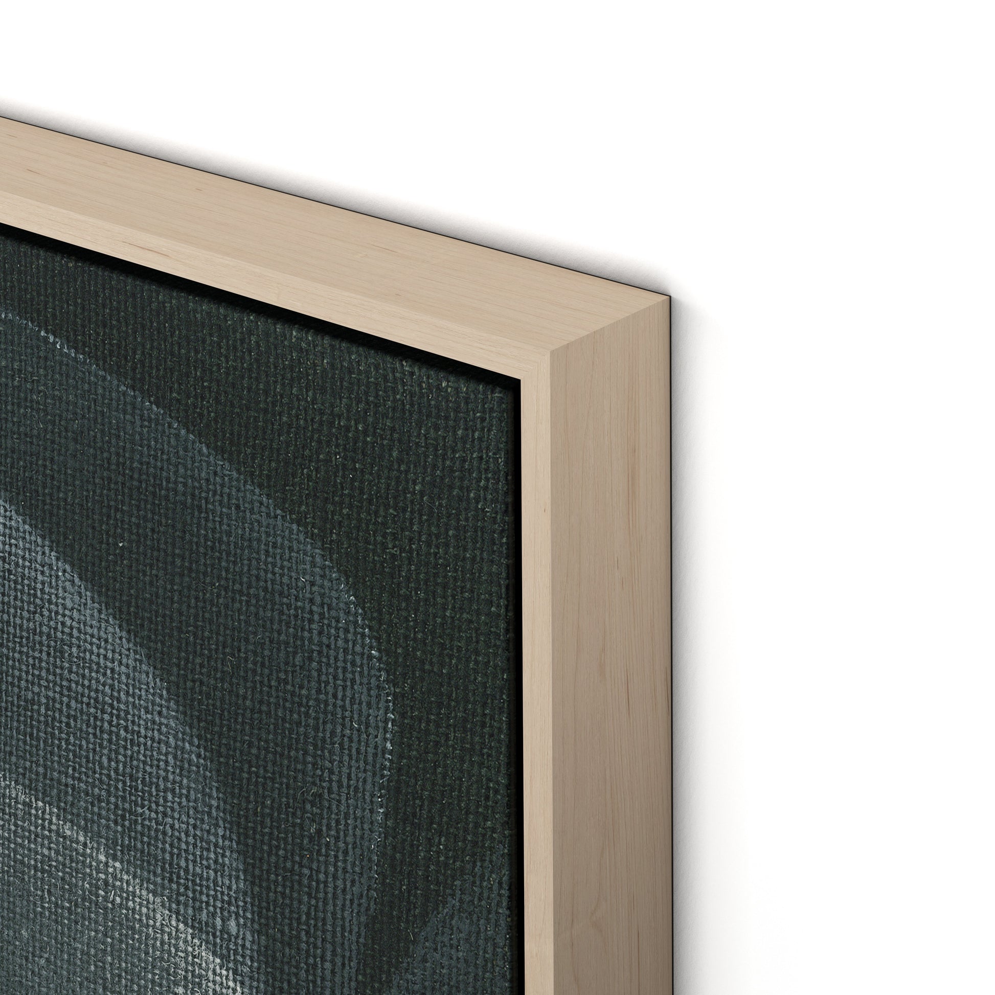 Shadows II Canvas Floater Framed / 32 x 32 in / Natural Maple