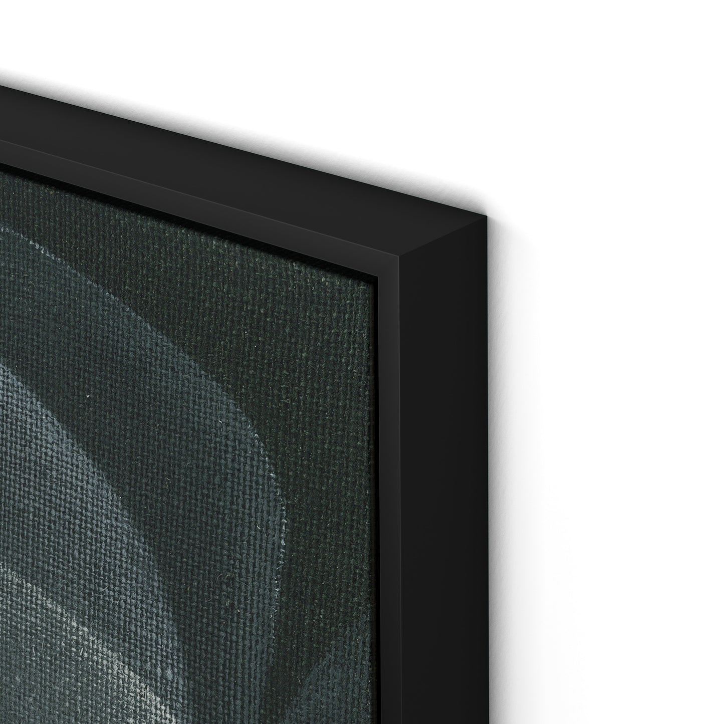 Shadows II Canvas Floater Framed / 32 x 32 in / Black