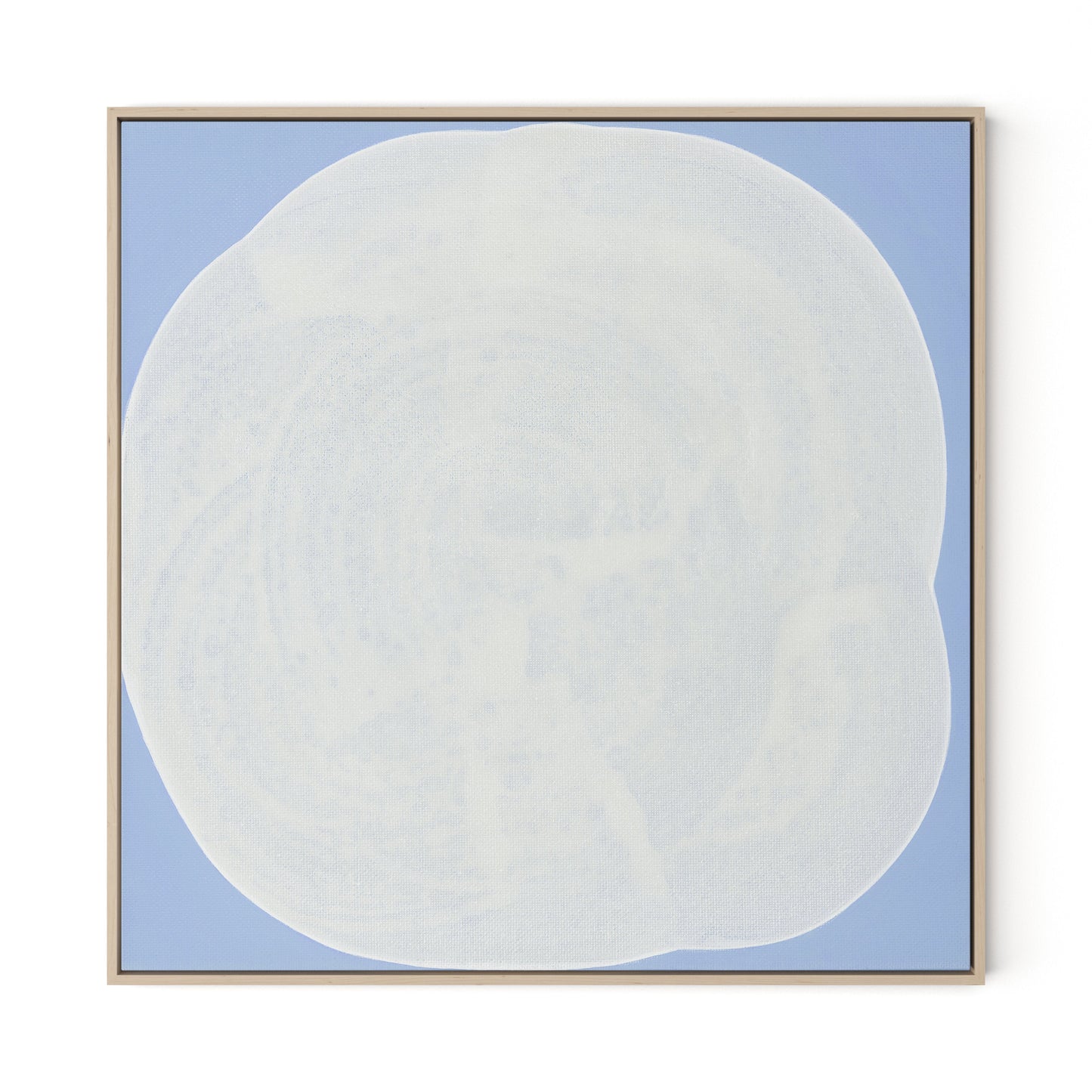 Pearl Canvas Floater Framed / 32 x 32 in / Natural Maple