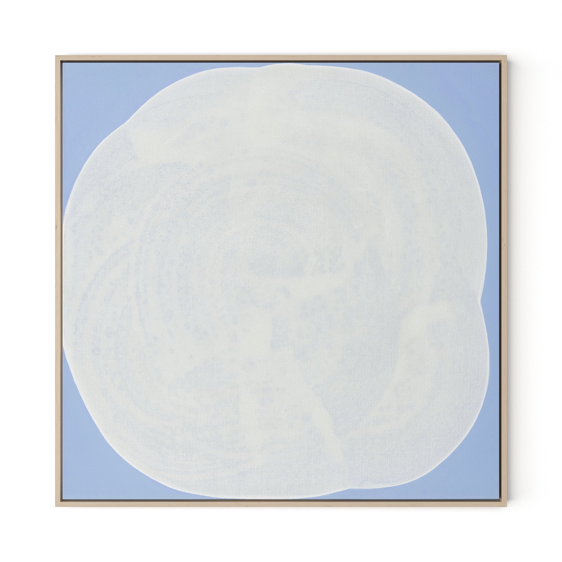 Pearl Canvas Floater Framed / 32 x 32 in / Natural Maple