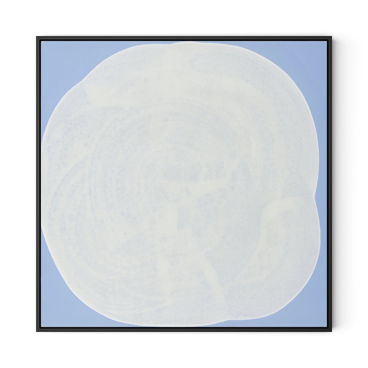 Pearl Canvas Floater Framed / 32 x 32 in / Black