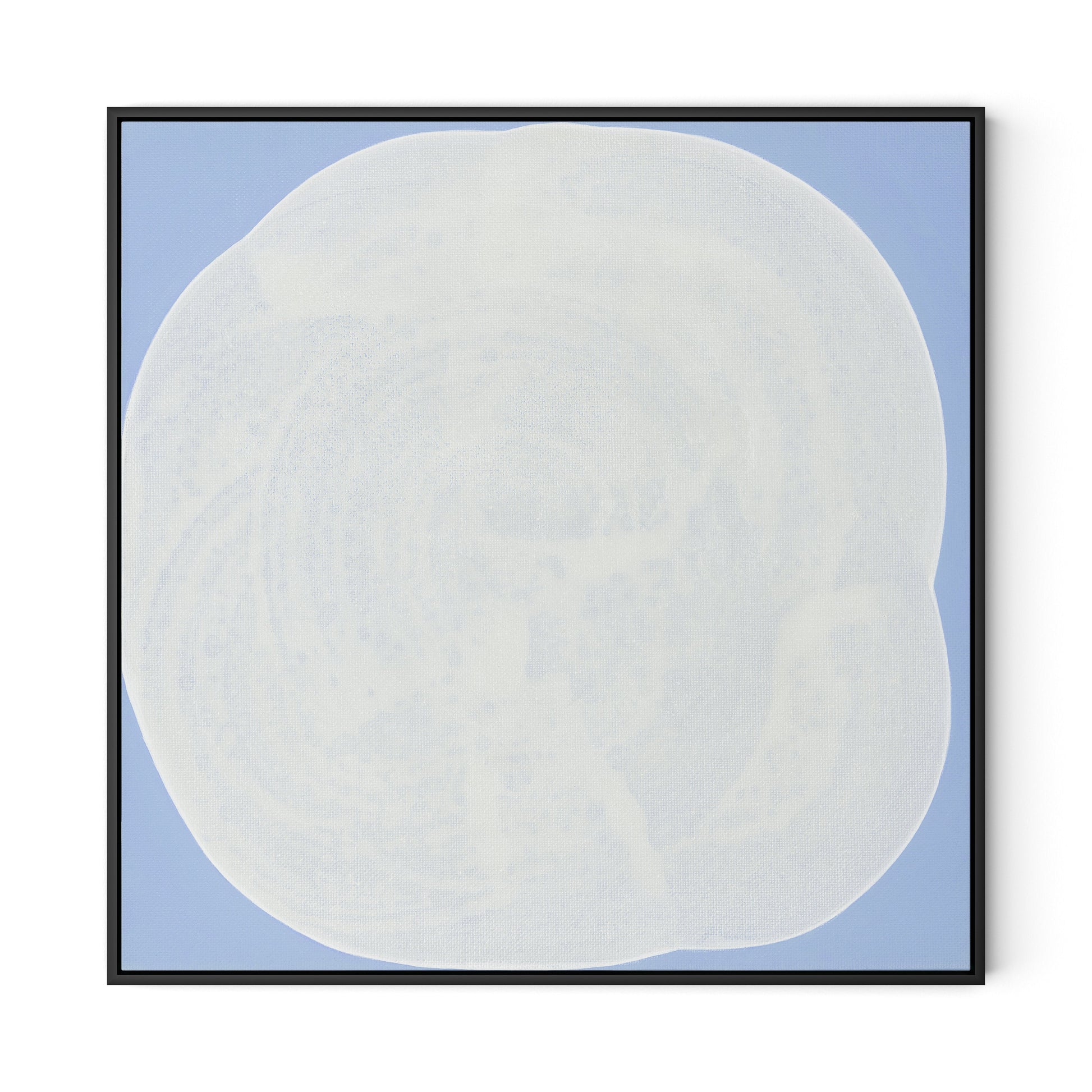 Pearl Canvas Floater Framed / 32 x 32 in / Black