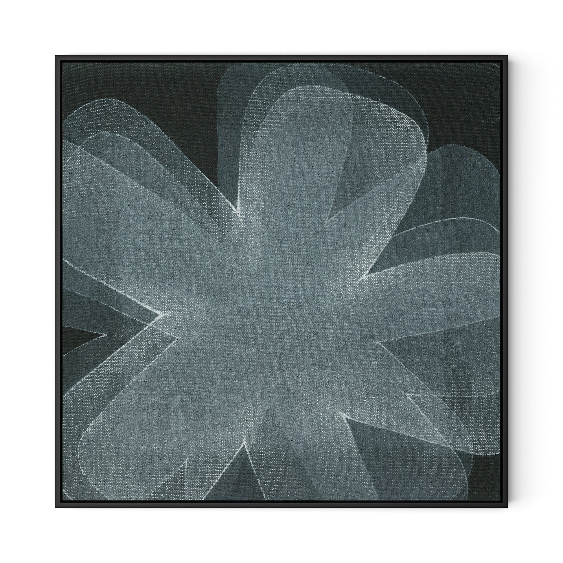 Shadows I Canvas Floater Framed / 32 x 32 in / Black