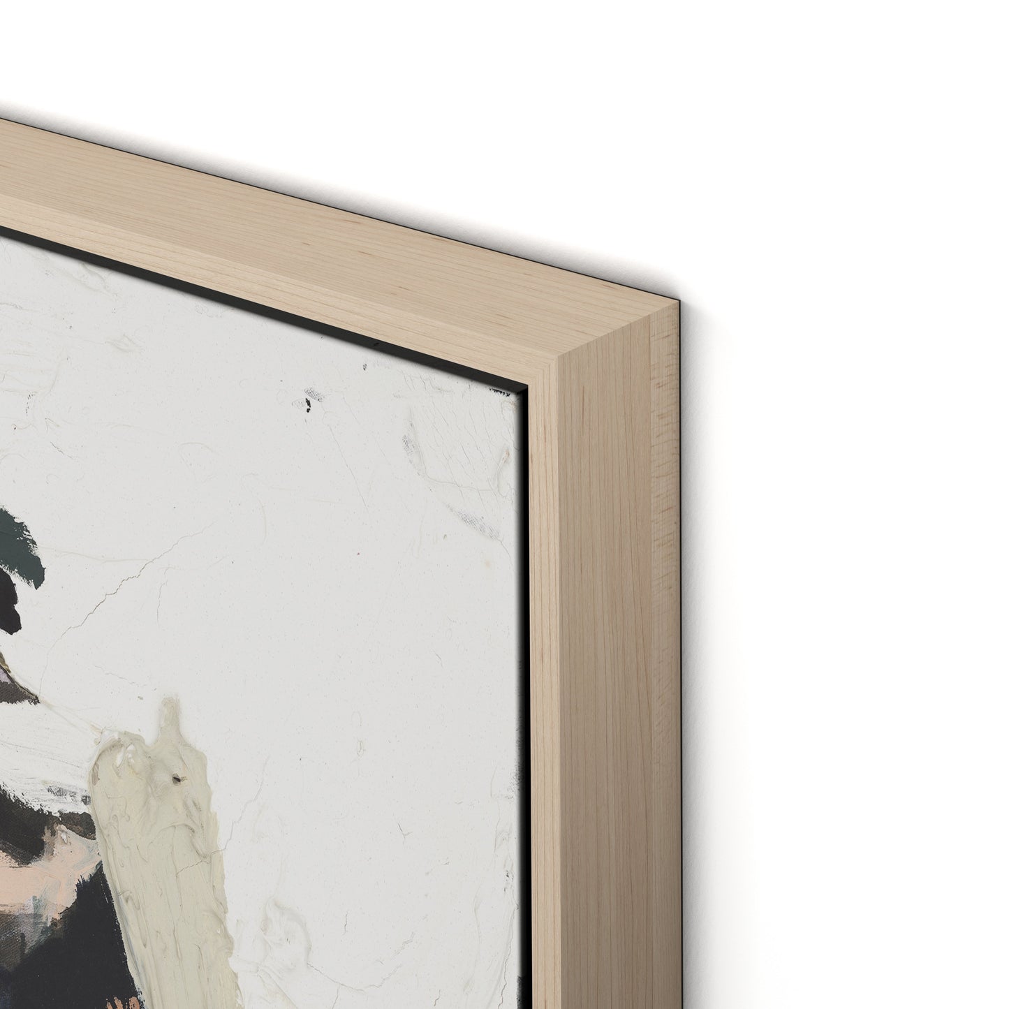 I Melt With You Canvas Floater Framed / 24 x 32 in / Natural Maple