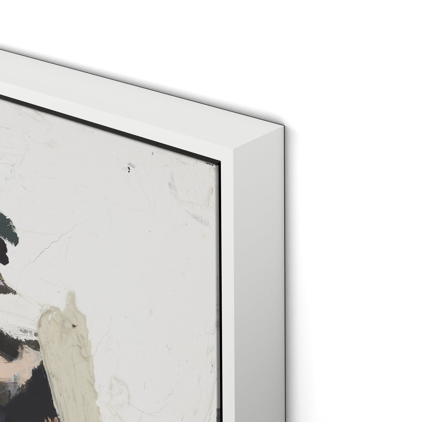 I Melt With You Canvas Floater Framed / 24 x 32 in / White