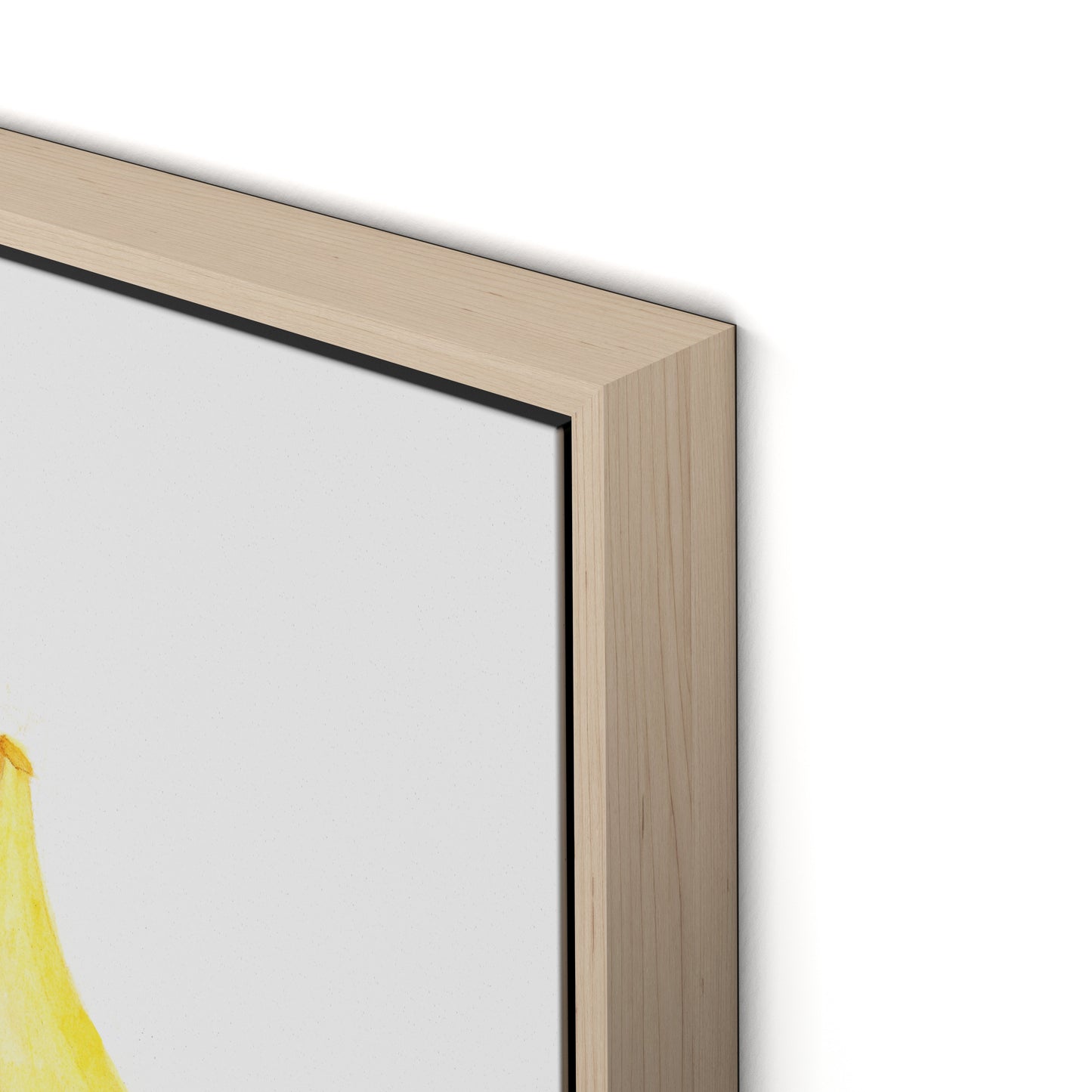 Bananarama Canvas Floater Framed / 26 x 32 in / Natural Maple