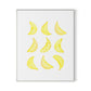 Bananarama Canvas Floater Framed / 26 x 32 in / White