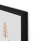 Cozy Forest Canvas Floater Framed / 26 x 32 in / Black