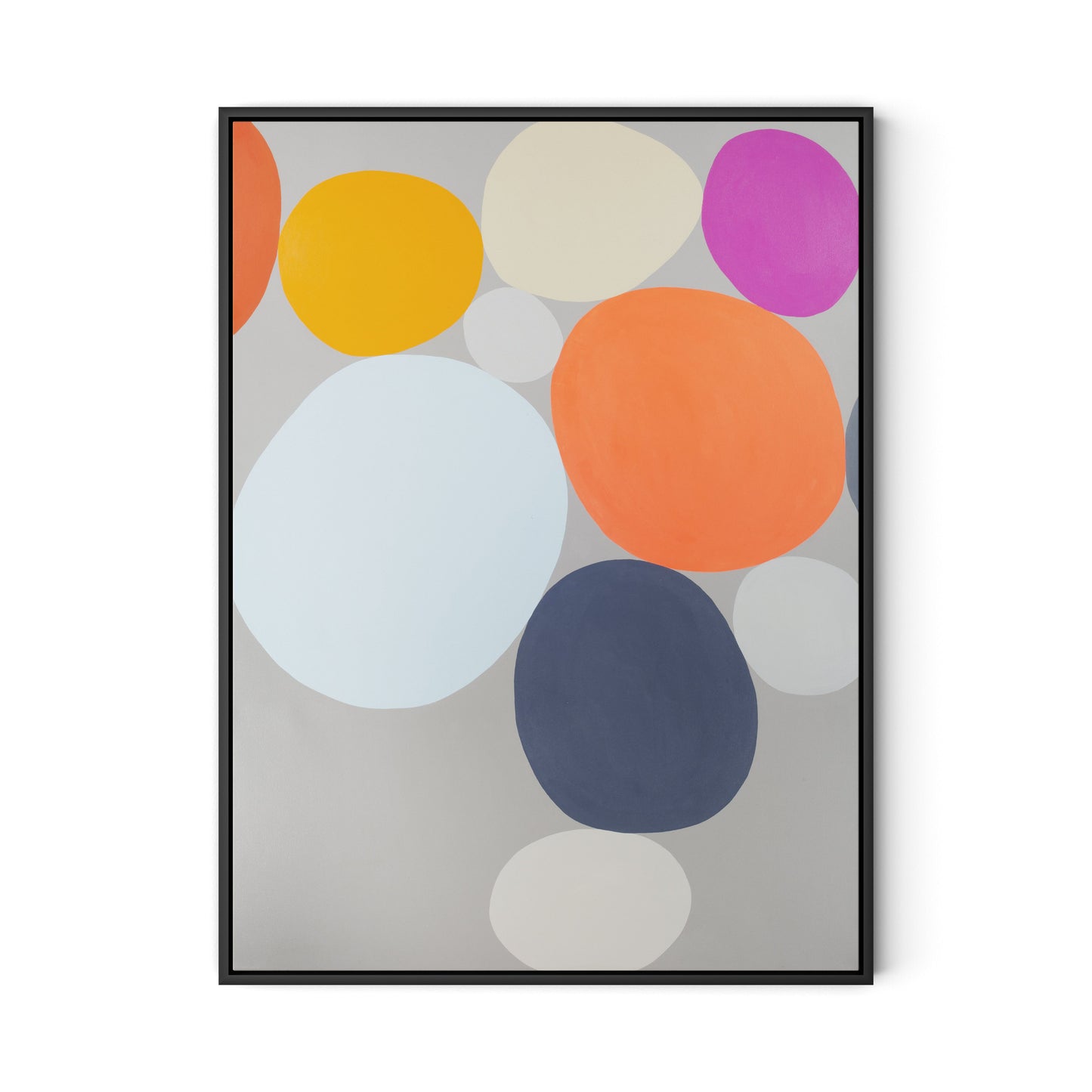 Playground Canvas Floater Framed / 24 x 32 in / Black