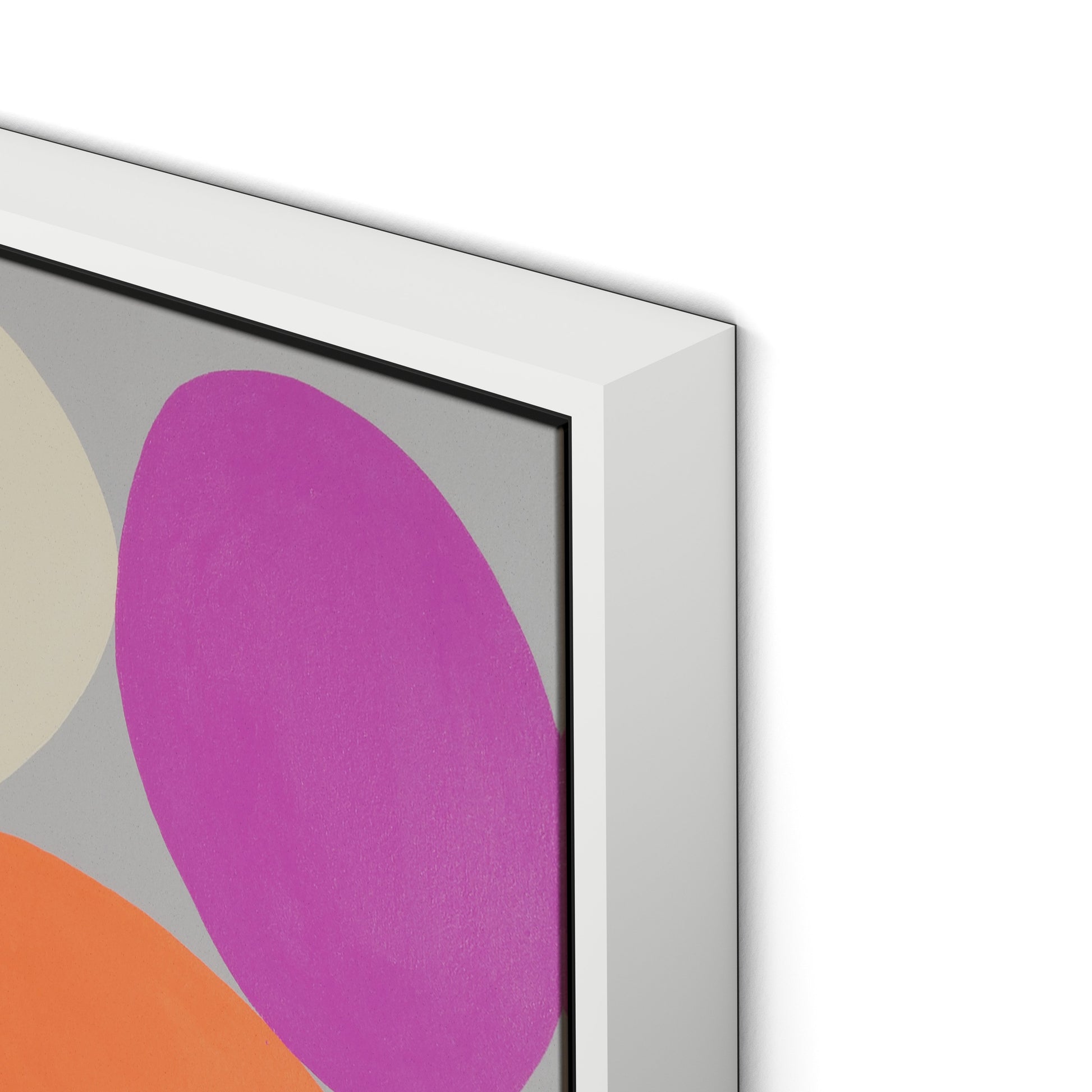 Playground Canvas Floater Framed / 24 x 32 in / White