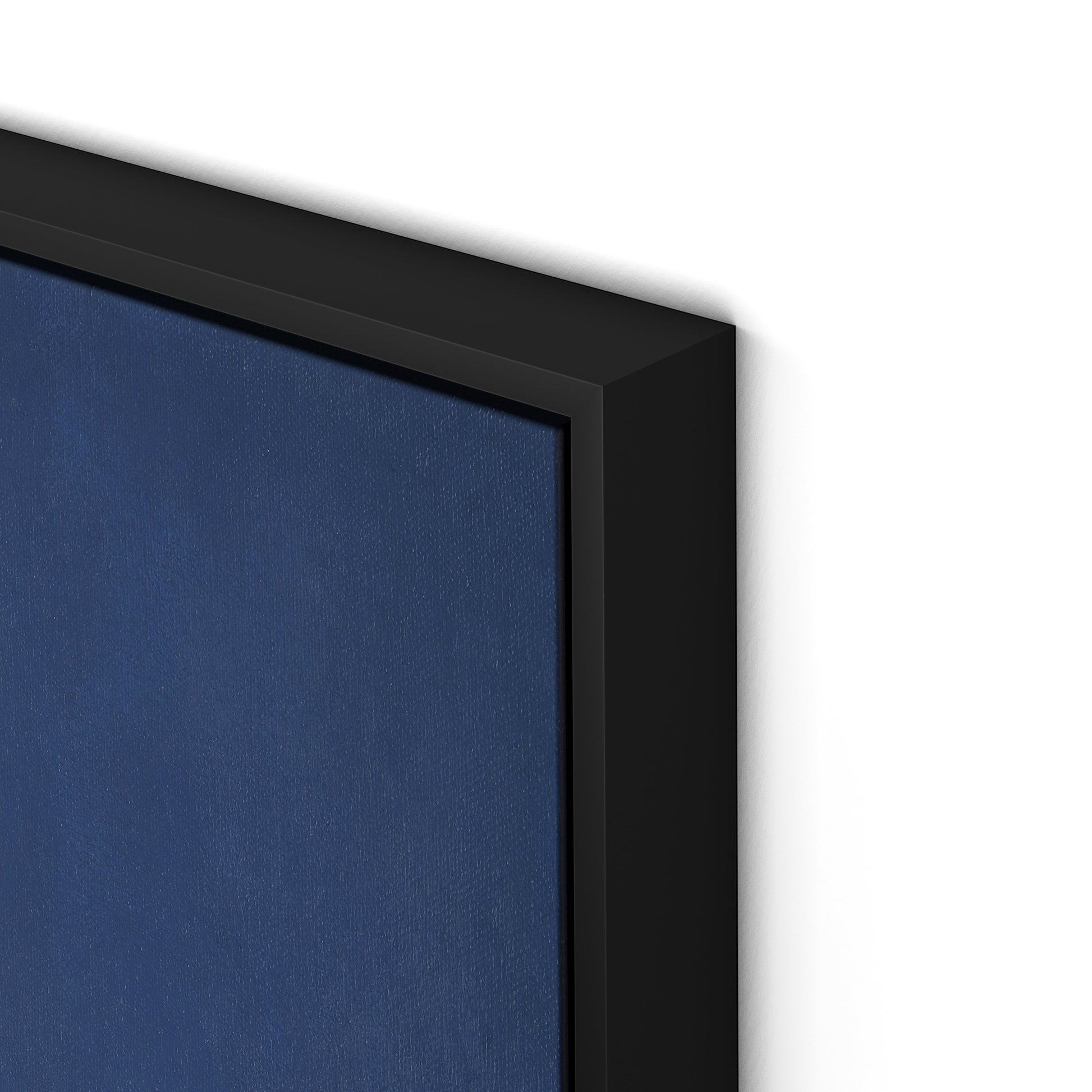 Boardwalk Stack Canvas Floater Framed / 26.5 x 32 in / Black