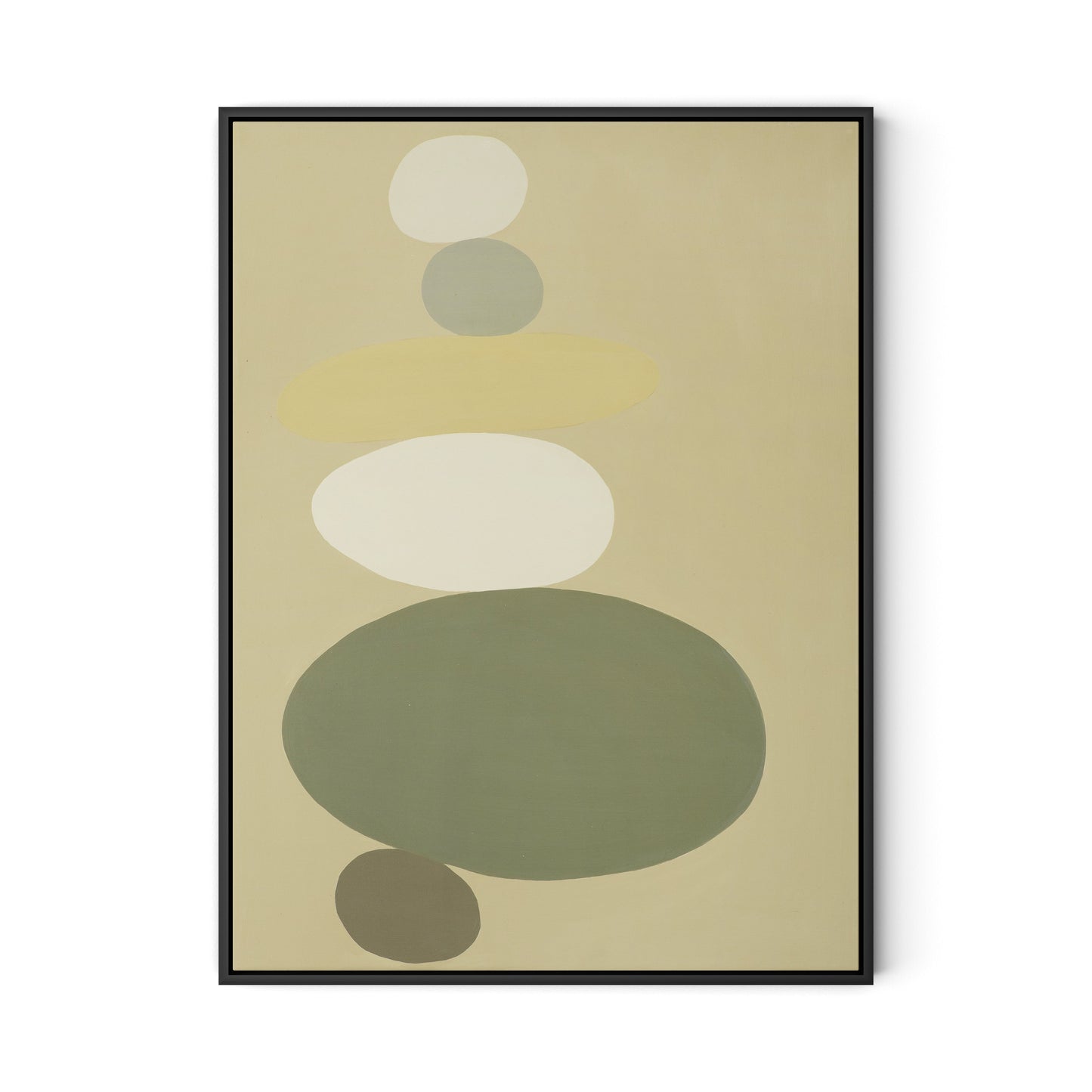 Evergreen II Canvas Floater Framed / 24 x 32 in / Black
