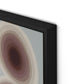 Plum Sky Rounds Canvas Floater Framed / 19 x 32 in / Black