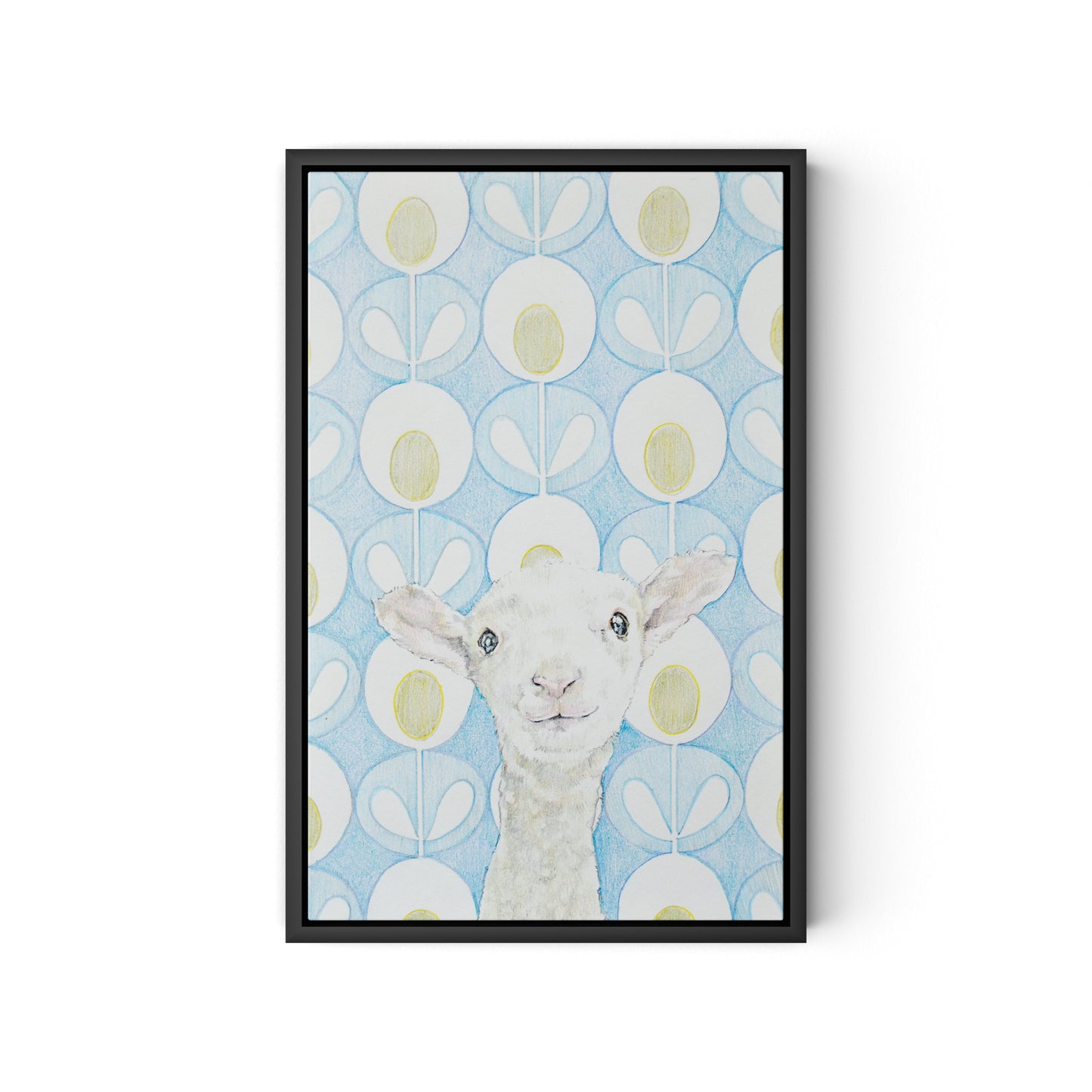 BAA Canvas Floater Framed / 12 x 18 in / Black