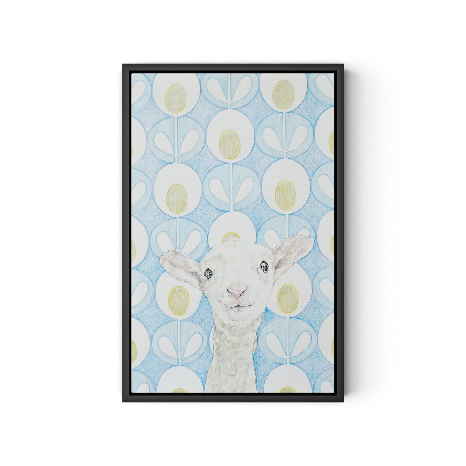 BAA Canvas Floater Framed / 12 x 18 in / Black