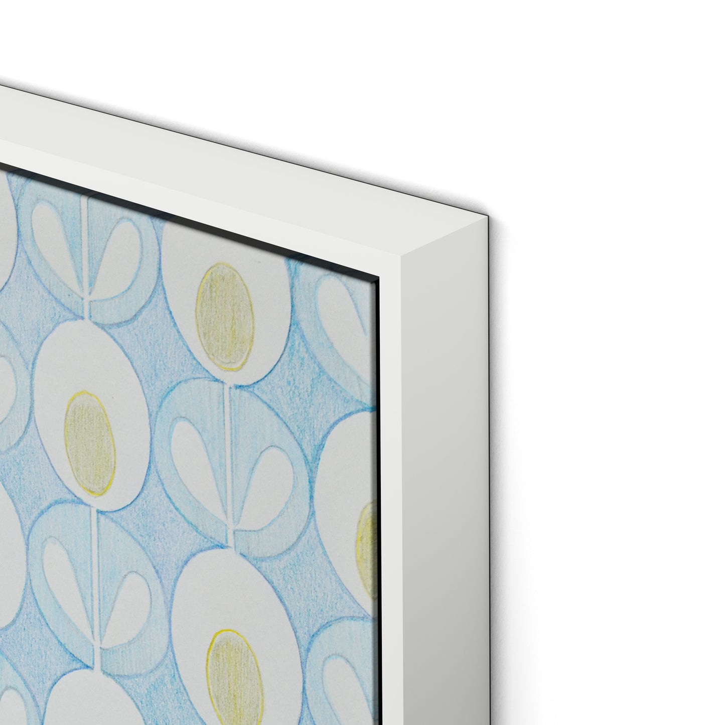 BAA Canvas Floater Framed / 12 x 18 in / White