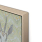 Gazelle Green Canvas Floater Framed / 12 x 18 in / Natural Maple