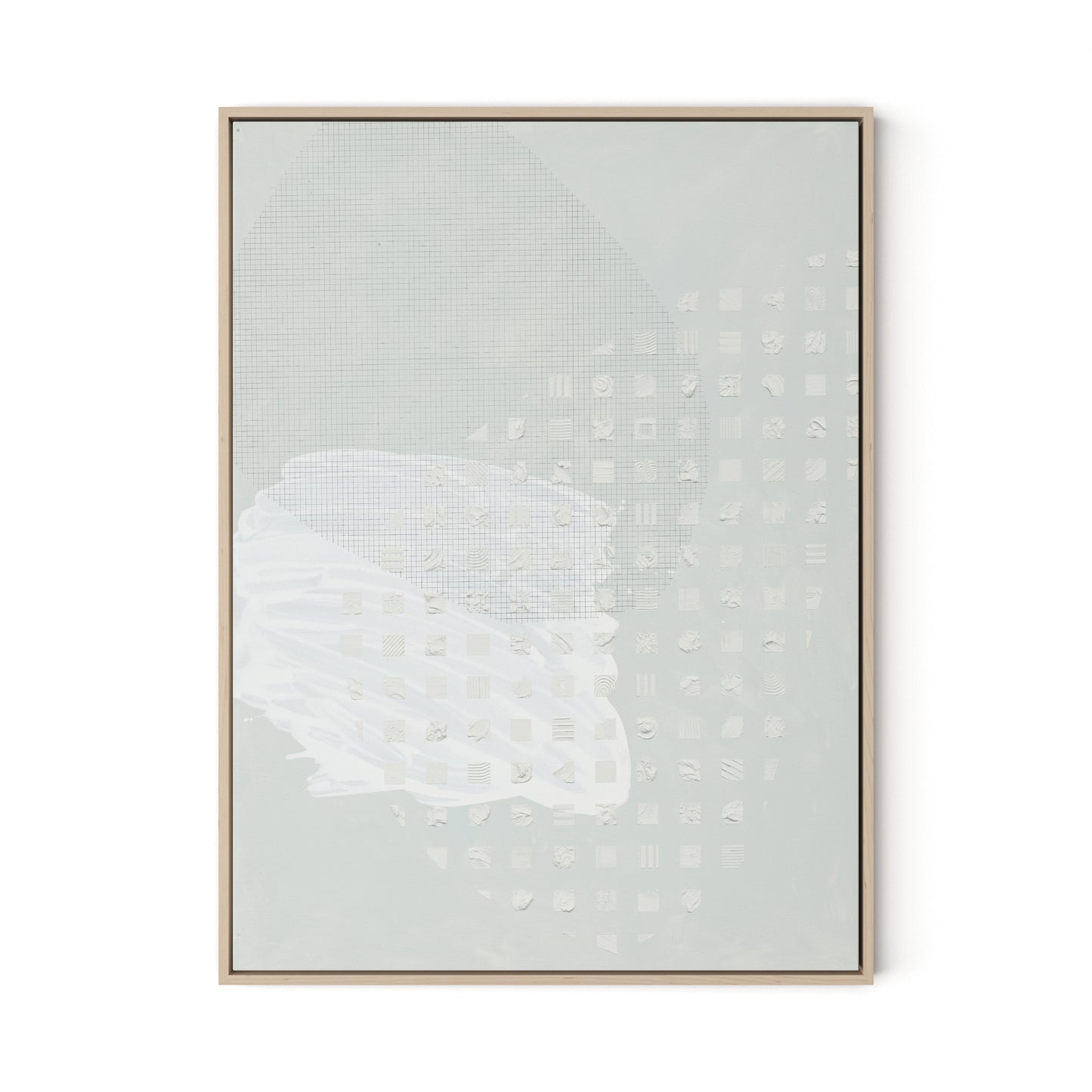 NotArchitecture 2.5 Canvas Floater Framed / 24 x 32 in / Natural Maple