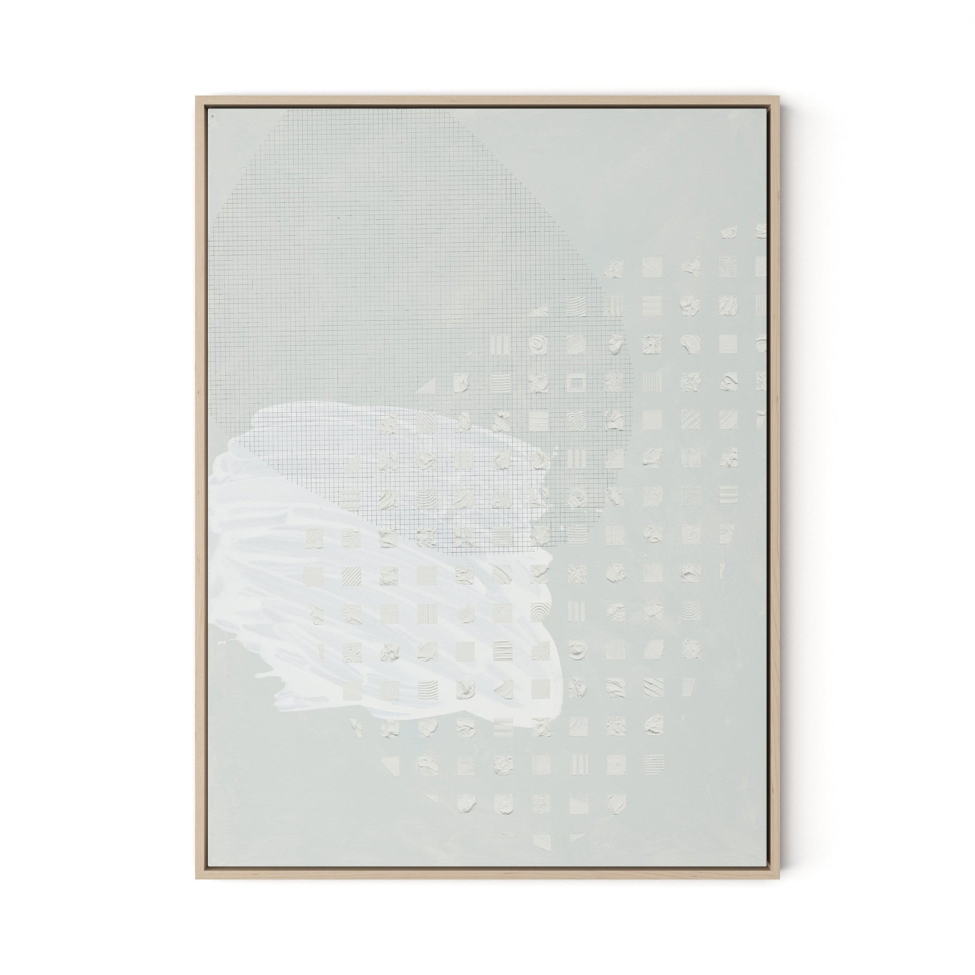 NotArchitecture 2.5 Canvas Floater Framed / 24 x 32 in / Natural Maple