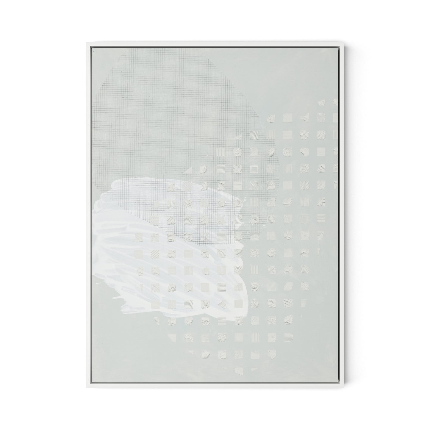 NotArchitecture 2.5 Canvas Floater Framed / 24 x 32 in / White