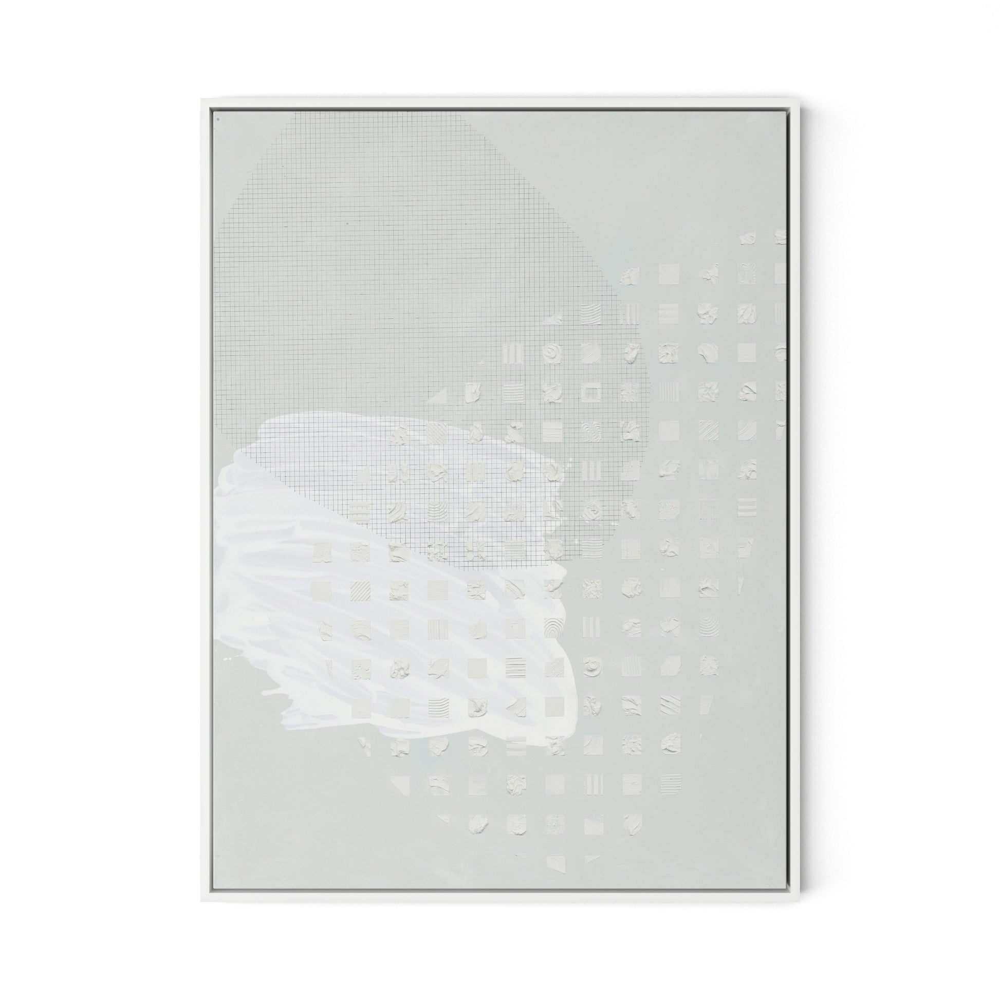 NotArchitecture 2.5 Canvas Floater Framed / 24 x 32 in / White