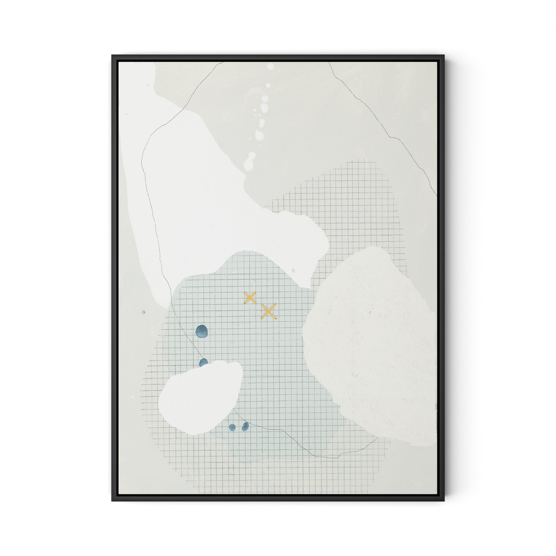 NotArchitecture 2.4 Canvas Floater Framed / 24 x 32 in / Black
