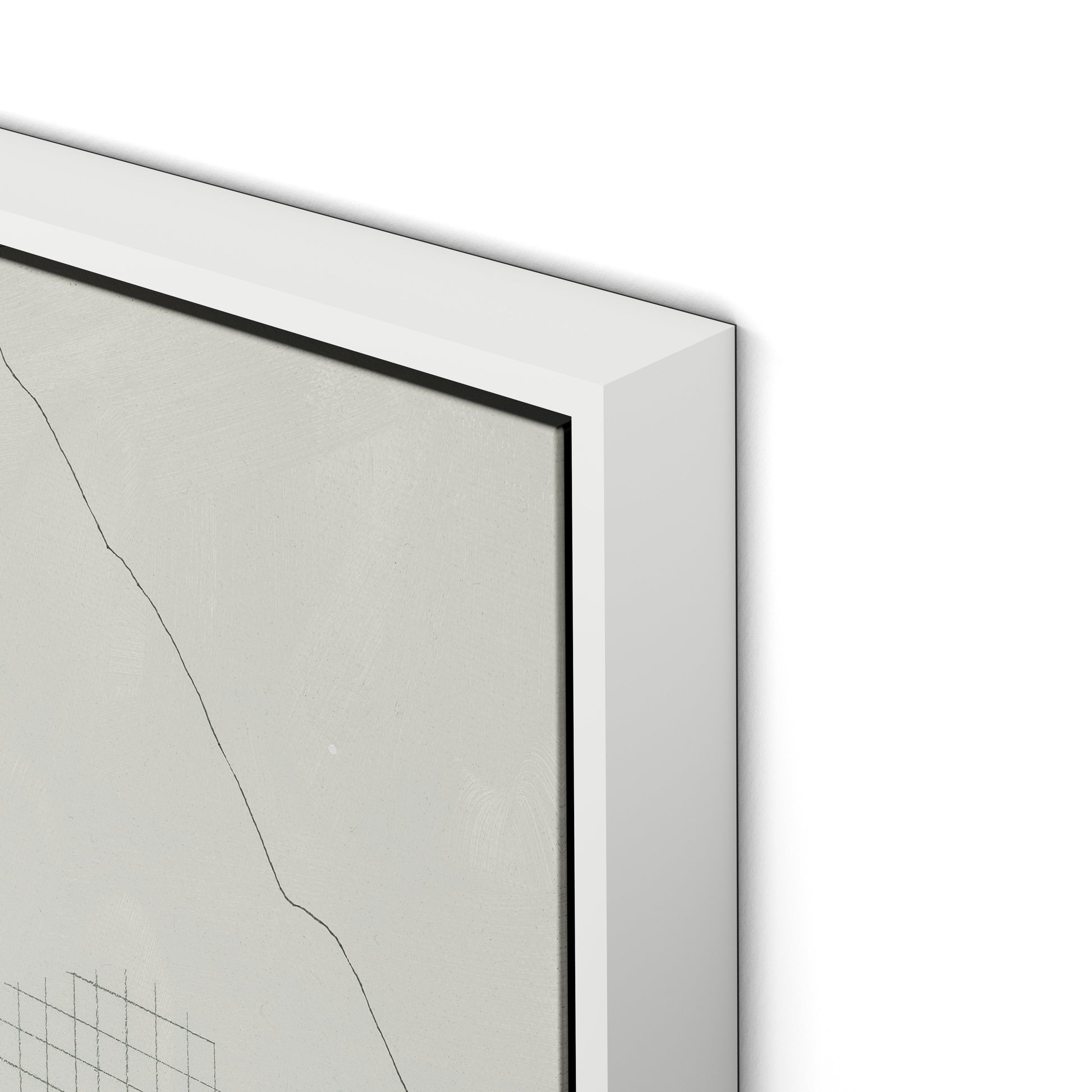 NotArchitecture 2.4 Canvas Floater Framed / 24 x 32 in / White