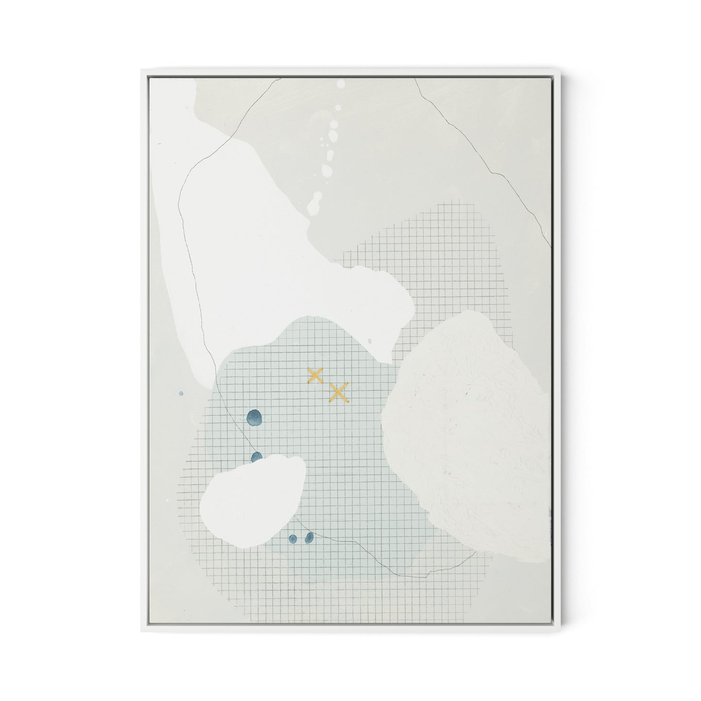NotArchitecture 2.4 Canvas Floater Framed / 24 x 32 in / White