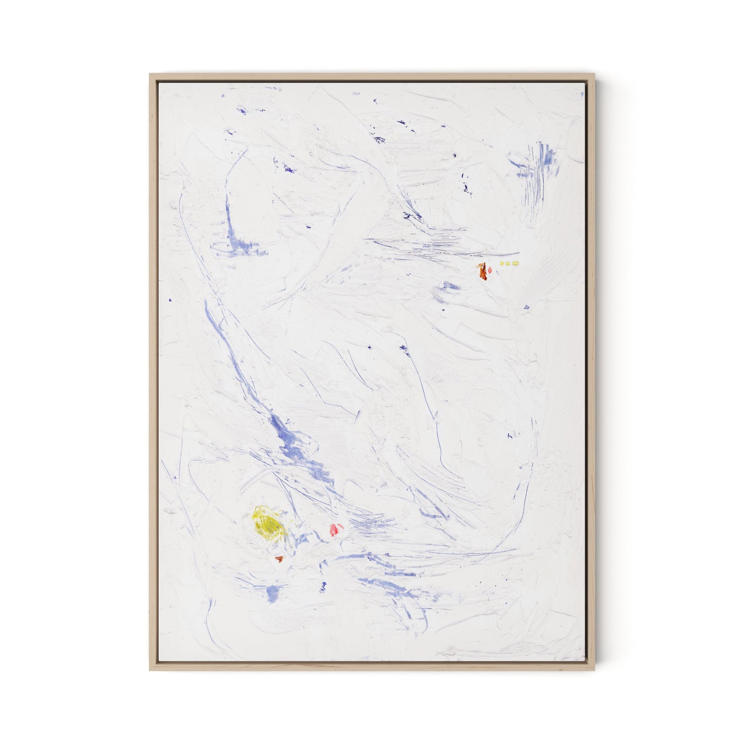 I Cannot Be Broken Canvas Floater Framed / 24 x 32 in / Natural Maple