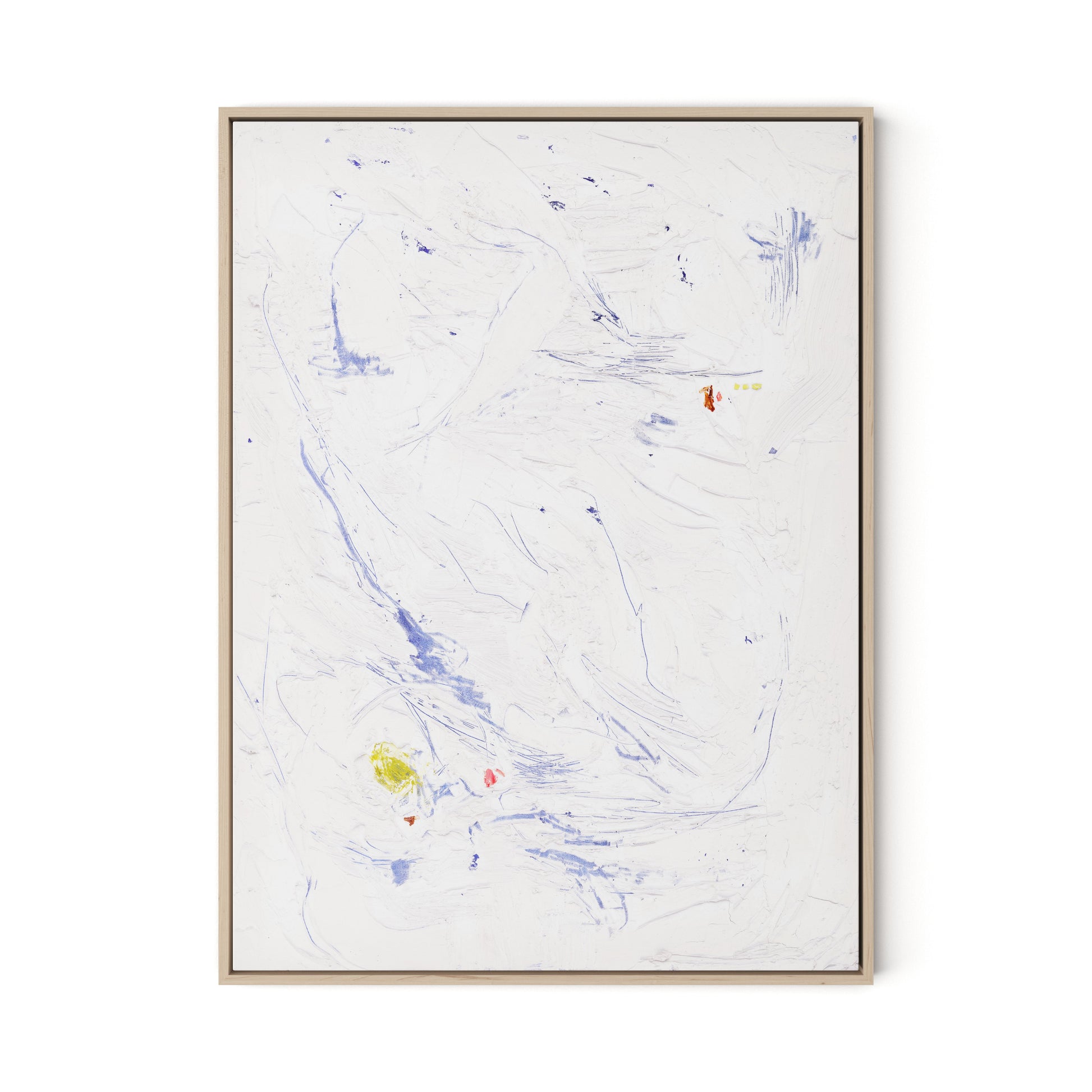 I Cannot Be Broken Canvas Floater Framed / 24 x 32 in / Natural Maple