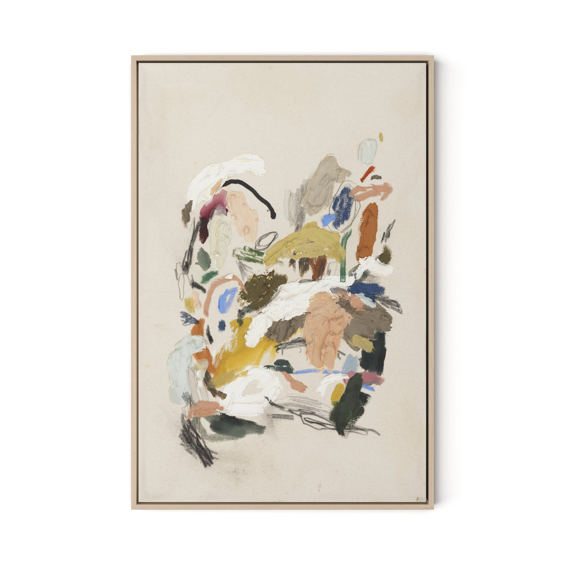 May I Have This Dance Canvas Floater Framed / 21.5 x 32 in / Natural Maple