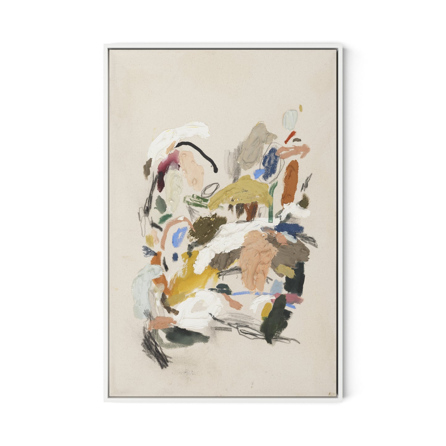 May I Have This Dance Canvas Floater Framed / 21.5 x 32 in / White