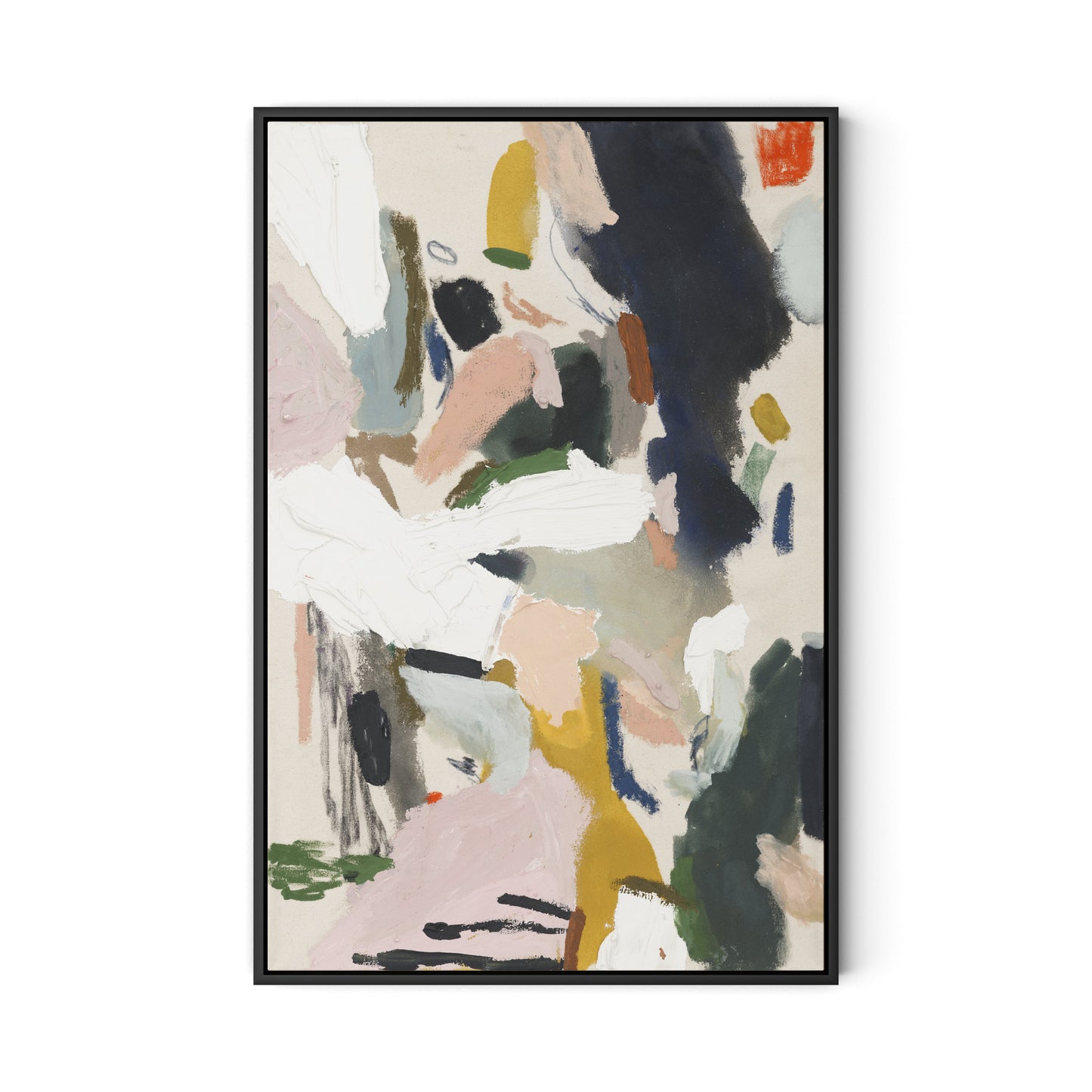 The Ole Boot Canvas Floater Framed / 21.5 x 32 in / Black