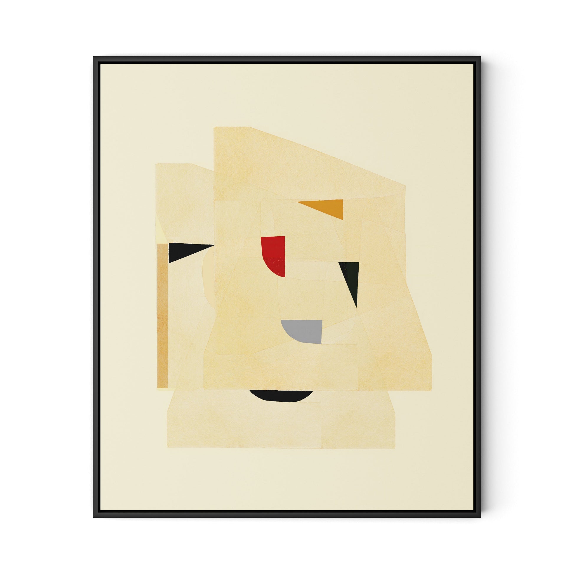 Dance Study 7 Canvas Floater Framed / 27 x 32 in / Black