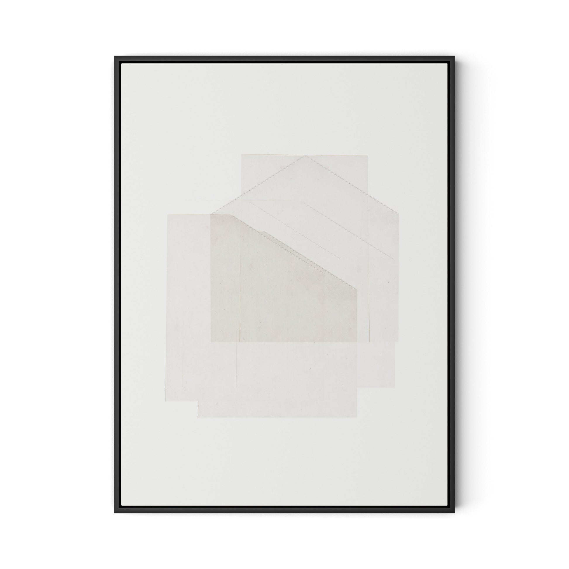Box Canvas Floater Framed / 24 x 32 in / Black