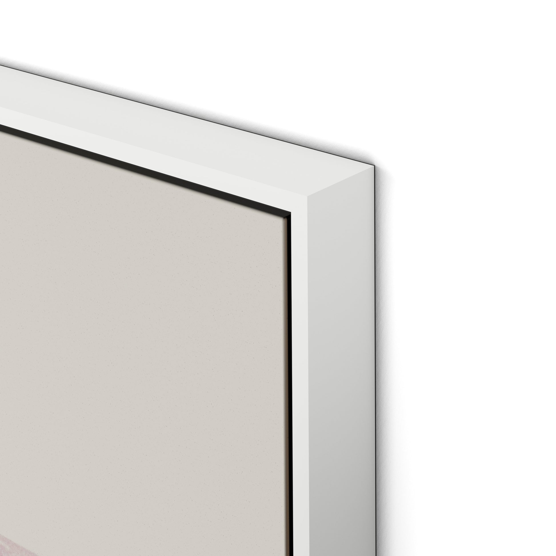 Structure Canvas Floater Framed / 26 x 32 in / White