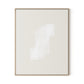 Structure 2 Canvas Floater Framed / 26 x 32 in / Natural Maple