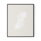Structure 2 Canvas Floater Framed / 26 x 32 in / Black