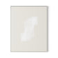 Structure 2 Canvas Floater Framed / 26 x 32 in / White
